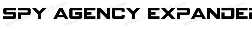 Spy Agency Expanded字体转换